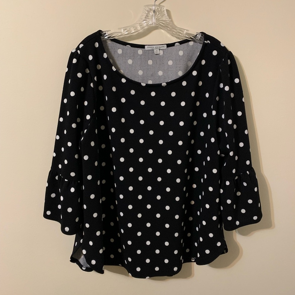 Green Envelope Top size 2X